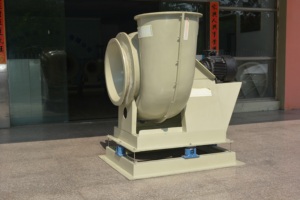 XICHENG Personalizado 32000 M3/H Alto Volume De Ar FRP Ventilador Centrífugo 3000Pa Lâmina De Plástico Conversão De Freqüência Do Motor 40dB + Noise OEM - Product Image 4
