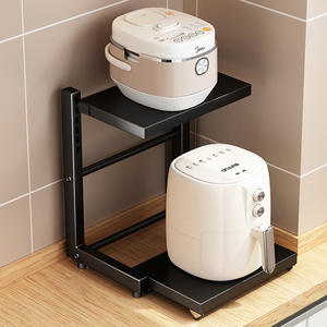 OWNSWING Countertop Kitchen Organizer Multi-Purpose Storage <strong>Shelf</strong> for Rice Cooker <strong>Air</strong> <strong>Fryer</strong> Pots Small Appliances - Product Image 2