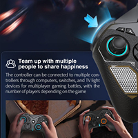 Nouvelle manette de jeu sans fil programmable avec double vibration et boutons arrière pour N-Switch, Switch, Android, PC