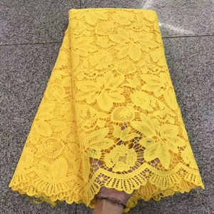 Water Soluble Milk Silk Hollow Peach Lace Fabric <strong>African</strong> for Sewing <strong>Tailors</strong> LT20769 - Product Image 4