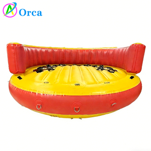 Bateau gonflable de haute qualité pour la navigation à rames, Crazy Spinning UFO Slider, 4-6 places, <span class=keywords><strong>fauteuil</strong></span>, bateau disco gonflable, tube de ski nautique remorquable - Product Image 6