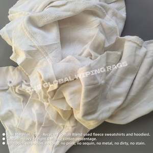 Trapos de Limpieza Blancos de Algodón Puro para Uso Industrial, Toallas Usadas, Trapos Reciclados para Limpieza - Product Image 4