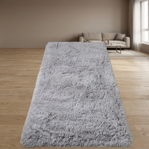 Modern Simple Long Tufted High Pile Latex Backing Solid Color Waterproof Anti-Bacteria Washable Non-Slip Area Rug - Product Image 6