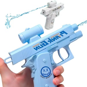 Pistola ad acqua in plastica per bambini con tiro inverso per bambini estate Splash battaglia attività all'aperto Spray fresco tattile sensoriale divertente scherzo divertente - Product Image 1