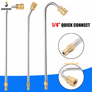 Nouvel accessoire de nettoyage de gouttières en forme de U/à 30/90 degrés pour lance de nettoyage <span class=keywords><strong>haute</strong></span> <span class=keywords><strong>pression</strong></span>, raccord rapide 1/4 pouce - Product Image 6