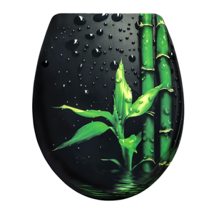 Couvercle de siège de toilette pour femme à fermeture douce, design moderne 2023, en matériau UF, nouvelle taille standard, garantie 3 ans - Product Image 3