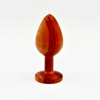 Jouet sexuel portable moderne pour adultes, massage anal et de la prostate par insertion arrière - Plug anal en bois