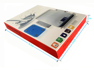 बहुक्रिया 5Kg 11Lb वजन डिजिटल इलेक्ट्रॉनिक वजन रसोई भोजन पैमाने - Product Image 6