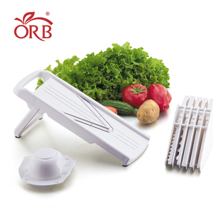 Mandoline à légumes et fruits multifonctionnelle ORB, simple et pratique pour la cuisine quotidienne, avec lame en acier inoxydable - Product Image 2