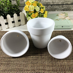 Cheap Plant Cactus Succulent Nursery White Small Terracotta Flower Pot 5*5.5CM