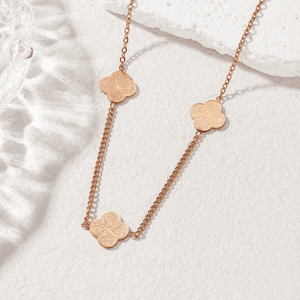 Bijoux islamiques, collier Sabr <span class=keywords><strong>Shukr</strong></span> Tawakkul, collier trèfle, collier Patience Gratitude & Trust, bijoux de mode - Product Image 4