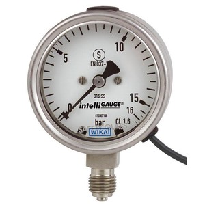 Manómetro Digital de 0 a 25 Bares, Puerto Roscado de Acero Inoxidable, Tubo Bourdon, Nivel de Precisión 2, Diámetro Nominal de 14 mm - Product Image 4
