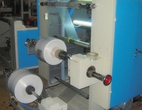 Mesin Cetak Kantong Plastik Anyaman PP Semi-Otomatis Struktur Tumpuk Letterpress Flexographic Pasokan Pabrik