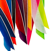Plumes de dinde pleine longueur de plus de 18 cm pour le fletchage des flèches, pour ensemble arc et flèches - Vente chaude de l'usine Linkboy Archery
