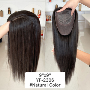 ท็อปเปอร์ผมแท้ Remy แบบไหม ระบายอากาศได้ดี ท็อปเปอร์แบบคลิปติด - Product Image 3
