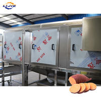 Machine de déshydratation centrifuge rotative industrielle en acier inoxydable, à pompe à engrenages, contrôlée par PLC, pour chips, frites et légumes