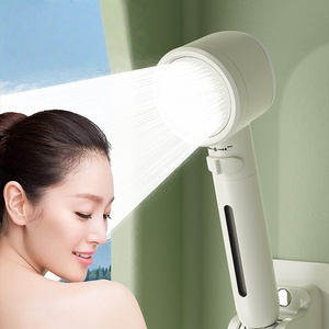 <span class=keywords><strong>Douche</strong></span> à main haute pression à trois fonctions avec filtre à eau, coton PP et sulfate de calcium, élimination du chlore LSR pour salle de bain - Product Image 2