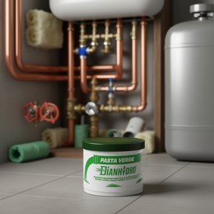 Pasta Verde Dianhydro 450 Gr Para Tuberías Flexibles En Agua Caliente Y Sistemas Presurizados - Product Image 2