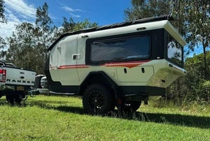 2025 Teardrop Off-Road Camper Trailer 1-3 Personne <span class=keywords><strong>Compagnon</strong></span> de Voyage avec Salle de Bain Matériau Durable en Fibre de Verre - Product Image 3
