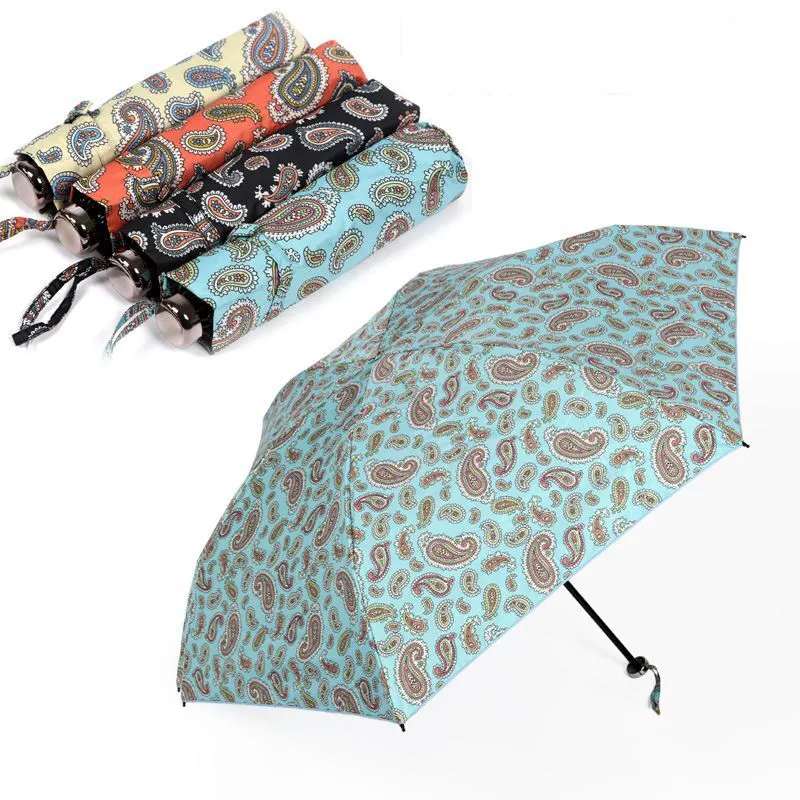 레이디 썬 보호 UV 여행 휴대용 자동 슈퍼 미니 포켓 컴팩트 캡슐 우산 5 5 접는 우산