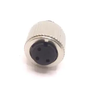 M12 A Coded Female Circular Power IP68 Waterproof M12 3Pin 4Pin 5Pin 8Pin 12Pin 17Pin Connector for Molding Cable