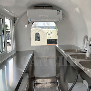 Mini remorque alimentaire mobile en aluminium |   Crêpes et Snacks de Cuisine Américaine avec Cuisine Compacte pour Vente en Extérieur - Product Image 6