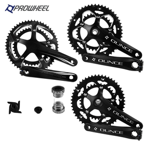 <span class=keywords><strong>Pédalier</strong></span> <span class=keywords><strong>PROWHEEL</strong></span> Road Hollow à double pignons 50T-34T 53T-39T 170mm 110/130 BCD - Product Image 1