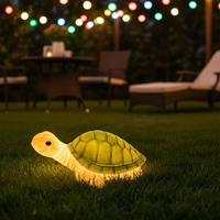 Statue de tortue en plastique moulé par soufflage écologique, décoration de jardin personnalisée pour l'extérieur, idéale pour les événements en hôtel et sur place publique