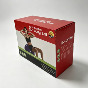 <span class=keywords><strong>Boîte</strong></span> en <span class=keywords><strong>carton</strong></span> ondulé pour l'emballage de balles de yoga, équipement de fitness durable du fabricant, avec logo personnalisé - Product Image 2