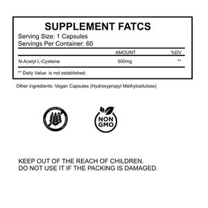 <span class=keywords><strong>Capsules</strong></span> Astrawell NAC OEM N-Acétyl-L-Cystéine, Compléments Végétaliens pour le Soutien Hépatique, Compléments Alimentaires, <span class=keywords><strong>Capsules</strong></span> NAC - Product Image 2