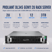 Serveur en rack DL345 Gen11 DL385 Gen10 Plus V2 2U SAS SSD 8 baies pour la virtualisation, le cloud, l'informatique périphérique et la sauvegarde