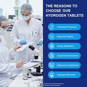 Tabletas de Hidrógeno Molecular H2 de Alta Calidad de Marca Privada, Personalizadas de Fábrica, 90 Tabletas para la Salud - Product Image 4