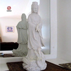 カスタム観音仏白大理石大理石像 - Product Image 4
