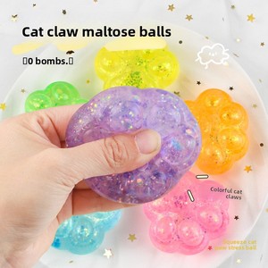 <b>Cat</b> Paw <b>Squishy</b> Toy Rubber Stress Relief Sensory Fidget for Kids Adults Wholesale - Product Image 1