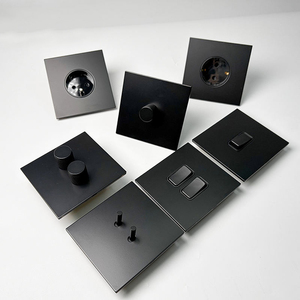 Interruttore <span class=keywords><strong>a</strong></span> Levetta LangYeao con Pannello in Acciaio Inox, Interruttori e Prese Elettriche in Metallo Standard UK per Casa e Hotel, <span class=keywords><strong>Presa</strong></span> EU UK - Product Image 3