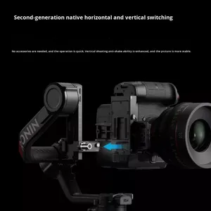 Stabilisateur de cardan portable Pro Ronin anti-tremblement en fibre de carbone et alliage d'aluminium, rotation verticale 360°/seconde pour DSLR - Product Image 4
