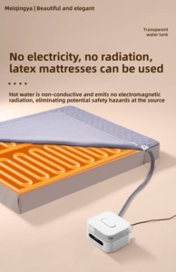 Couverture chauffante universelle tricotée en polyester pour l'hiver, chauffage électrique à séparation eau-électricité, anti-brûlure à sec, pour avion - Product Image 3