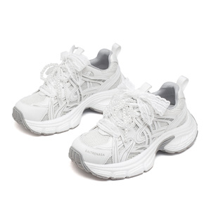 Nuevos zapatos estilo ballet para papá, zapatos casuales de malla, zapatos de mujer ultraligeros con suela blanda. - Product Image 5
