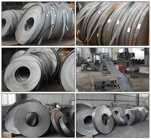 Huaruitai stk400 steel factory sales stk500 black coil carbon steel/iron tape for pipe per ton - Product Image 5