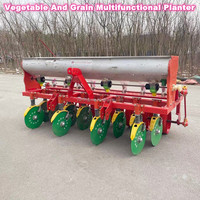 Tracteur semoir de légumes à plusieurs rangées Machine de plantation d'oignons de carottes
