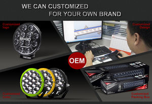 قضيب إضاءة ليد منحني من BRTLED بنظام إضاءة تلقائي وشعاع مزدوج مركز ومنتشر لسيارات جيب والشاحنات للطرق الوعرة ذات الدفع الرباعي - Product Image 2