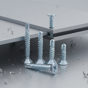 Tornillos Autoperforantes con Cabeza Cónica y Ranura Cruzada M3.5/M4.2/M4.8/M5.5/M6.3, Tornillos de Conexión para Chapa Metálica Galvanizada - Product Image 4