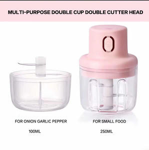 <span class=keywords><strong>เครื่อง</strong></span>บดสับหัวหอมและ<span class=keywords><strong>กระเทียม</strong></span>แบบพกพาไร้<span class=keywords><strong>สาย</strong></span>เครื่องสับอาหาร<span class=keywords><strong>เครื่อง</strong></span>สับผักไฟฟ้าสำหรับเนื้อสับ - Product Image 2