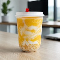 Gobelets à Bubble Tea 32 oz Personnalisés en Gros avec Couvercles et Pailles