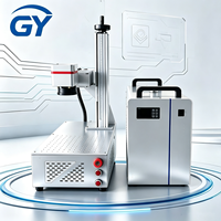 Machine de marquage laser UV portable 3W 5W 10W 15W, marqueur laser UV JPT, machine de gravure laser UV Huaray pour plastique, verre, métal