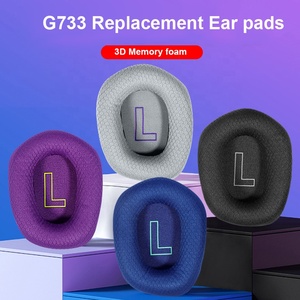 Almohadillas de Repuesto para Auriculares G733, Almohadillas de Malla, Cubiertas, Accesorios Compatibles con Auriculares para Juegos Logitech G733 <span class=keywords><strong>G335</strong></span> - Product Image 4