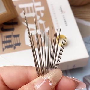 Hand Sewing Needle Steel Long Large Eye For Quilting Embroidery Clothes Repair - Product Image 4