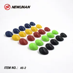 Newlinanアイススケートカラフルなプラスチック製の指先グローブのヒント