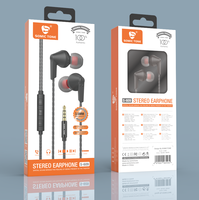 Écouteurs filaires intra-auriculaires stéréo de haute qualité avec prise jack 3,5 mm, longueur de câble 1,2 m, fonction mains libres