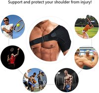 Soporte de Hombro de Neopreno para Desgarro del Manguito Rotador para Hombres y Mujeres, Corrector de Hombro Ajustable Médico, Soporte de Abducción